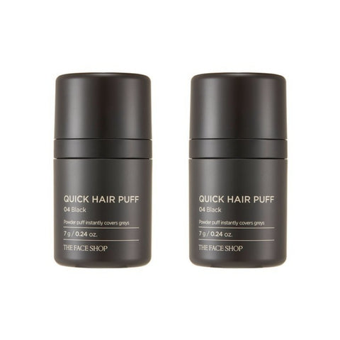 The Face Shop Quick Hair Puff Shadow No.4 Black 7g*2Pcs