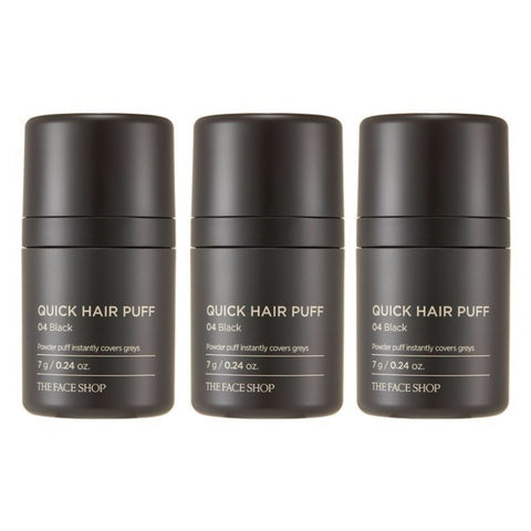 The Face Shop Quick Hair Puff Shadow No.4 Black 7g*3Pcs