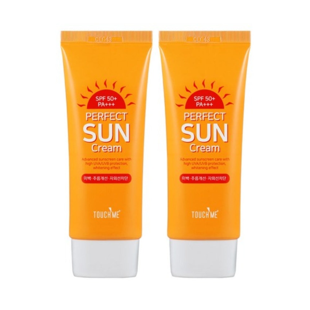 Touch Me Perfect Sun Cream SPF50+ PA+++ 60ml*2Pcs