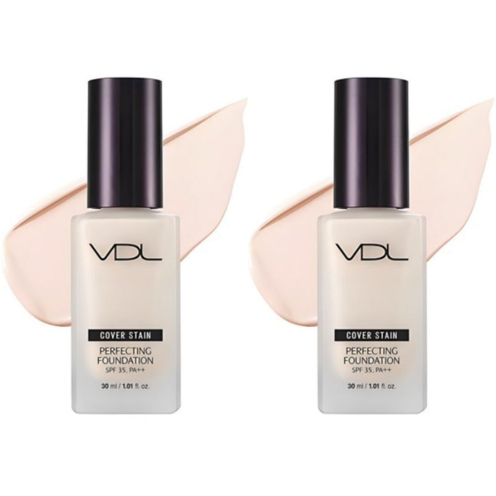 VDL Cover Stain Perfecting Foundation SPF35 PA++ A00 30ml*2Pcs