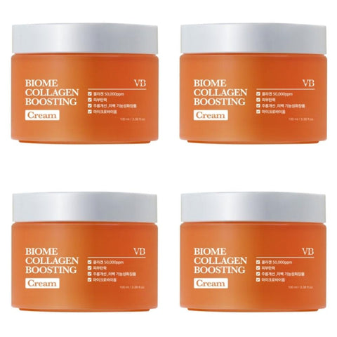 VIBAS Biome Collagen Boosting Cream 100ml*4Pcs
