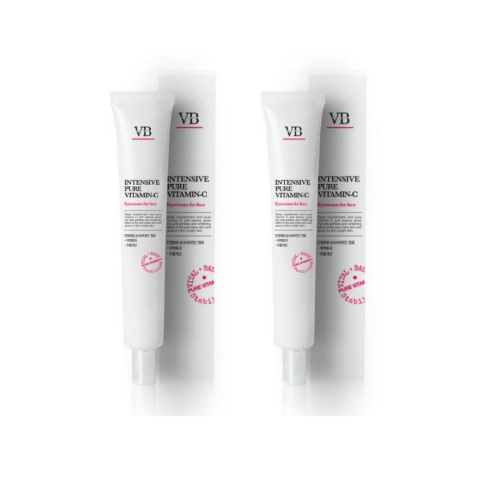 VIBAS Intensive Pure Vitamin-C Eye Cream for Face 20ml*2Pcs
