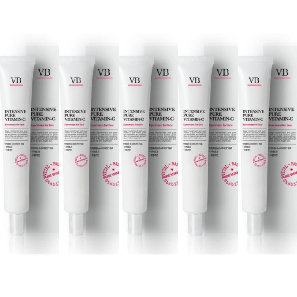 VIBAS Intensive Pure Vitamin-C Eye Cream for Face 20ml*5Pcs