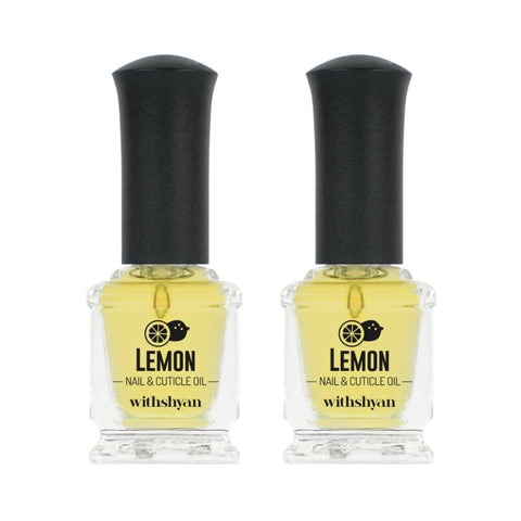 Withshyan Lemon Nail & Cuticle Oil 15ml*2Pcs