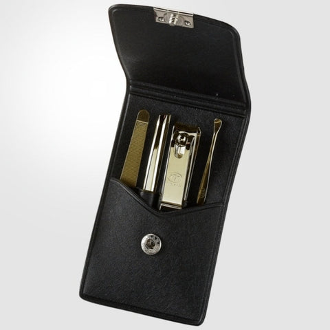 777 Three Seven Gold Nail Clipper 4 Pieces Beauty Set TS-79G Made in Korea