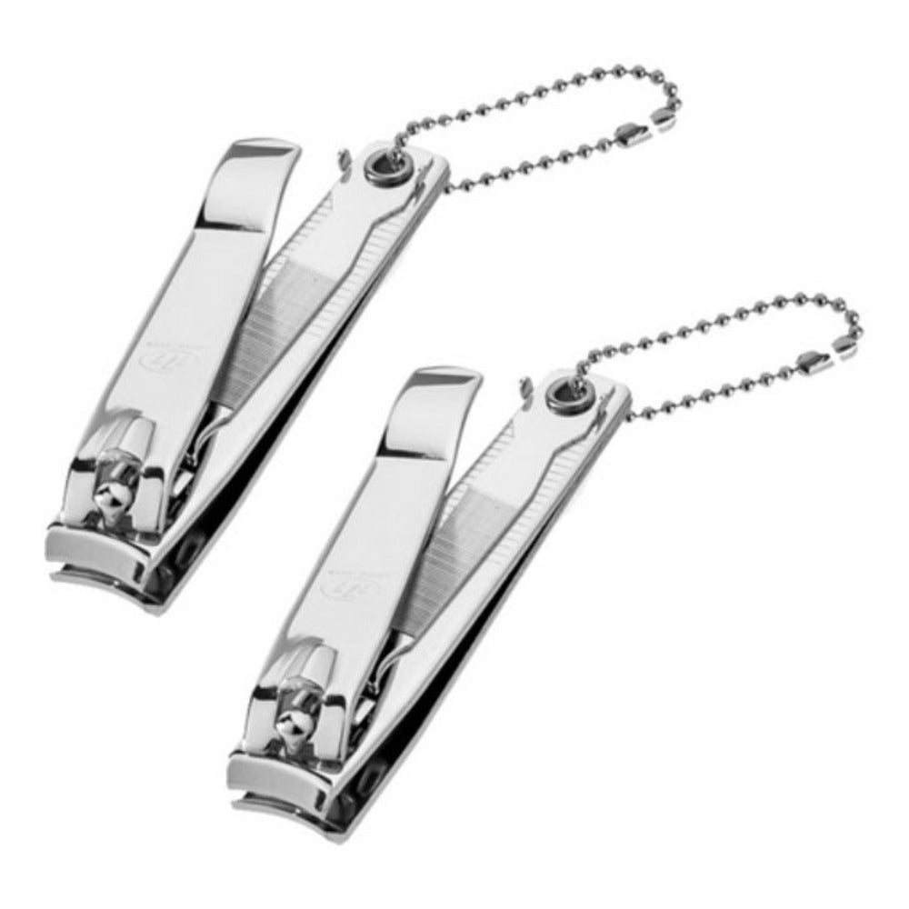 777 Three Seven Large Nail Clippers 2 Pieces Set Made in Korea