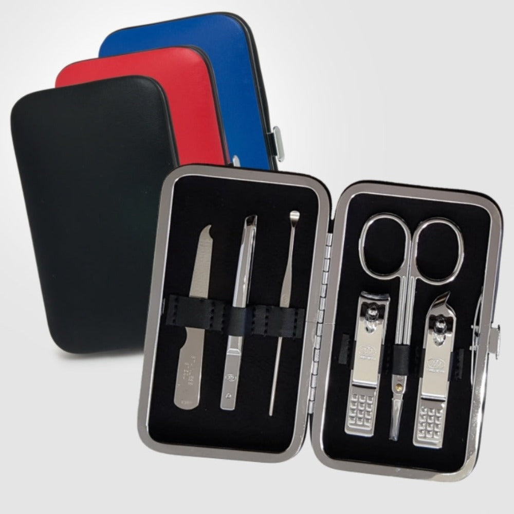 777 Three Seven Silver Nail Clippers 6 Pieces Beauty Set TS-399VC Made in Korea