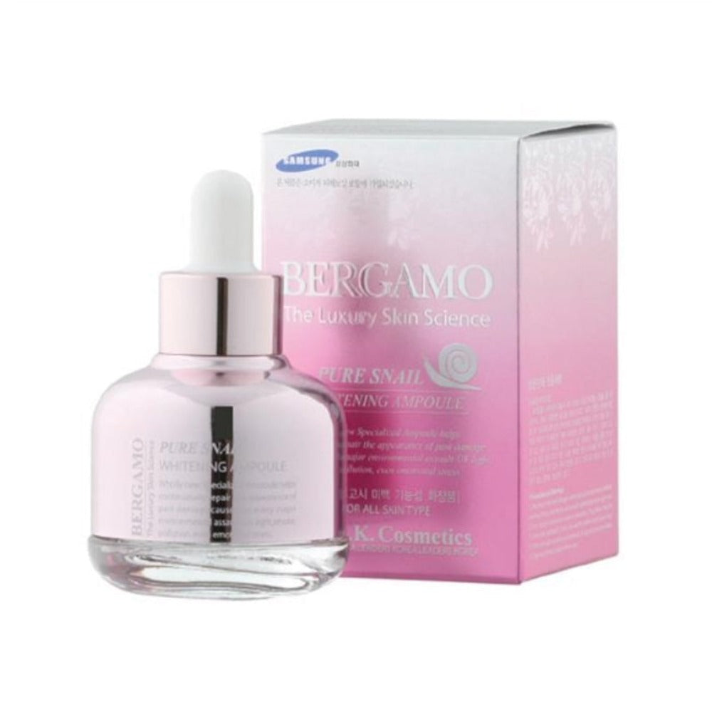 Bergamo Pure Snail Whitening Ampoule 30ml