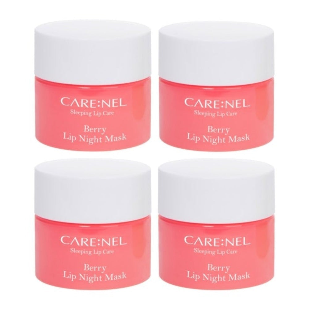 Carenel Berry Lip Night Mask 5g*4Pcs