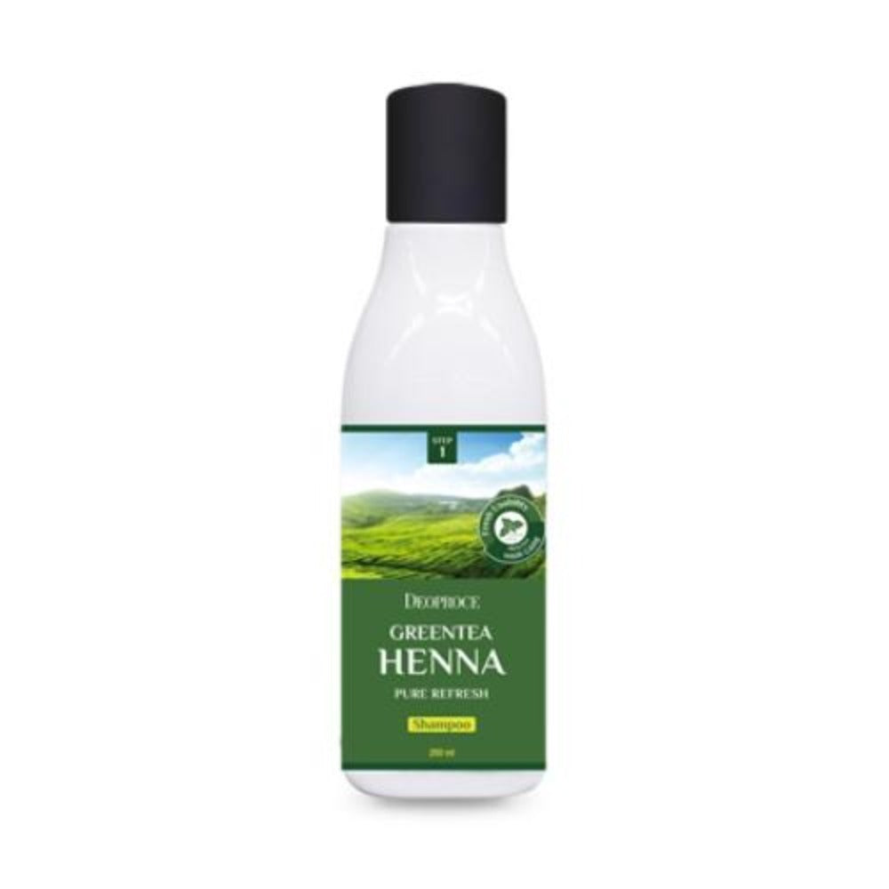 Deoproce Green Tea Henna Pure Refresh Shampoo 200ml
