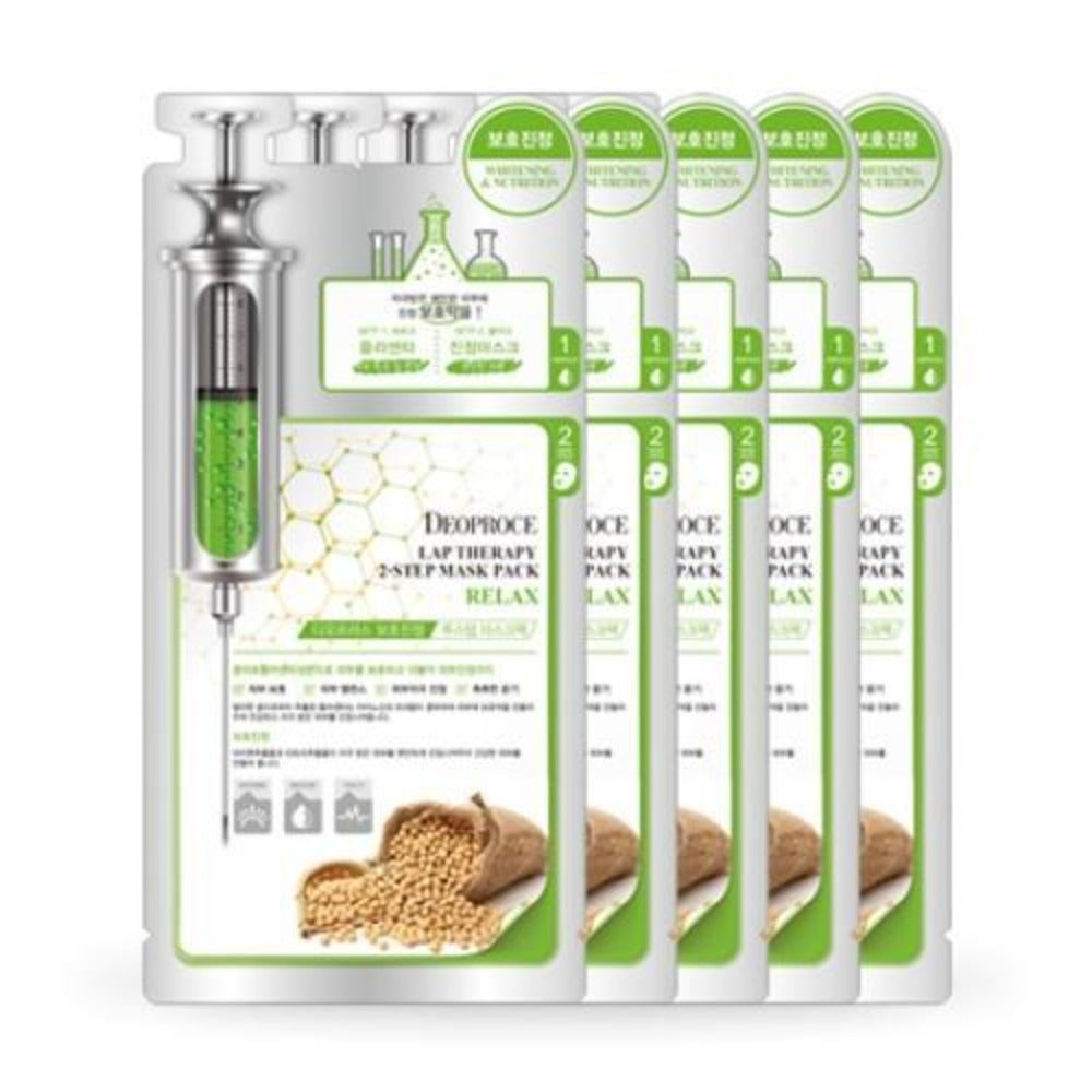 Deoproce Lab Therapy 2 Step Mask Pack Placenta Soothing 25ml*5ea