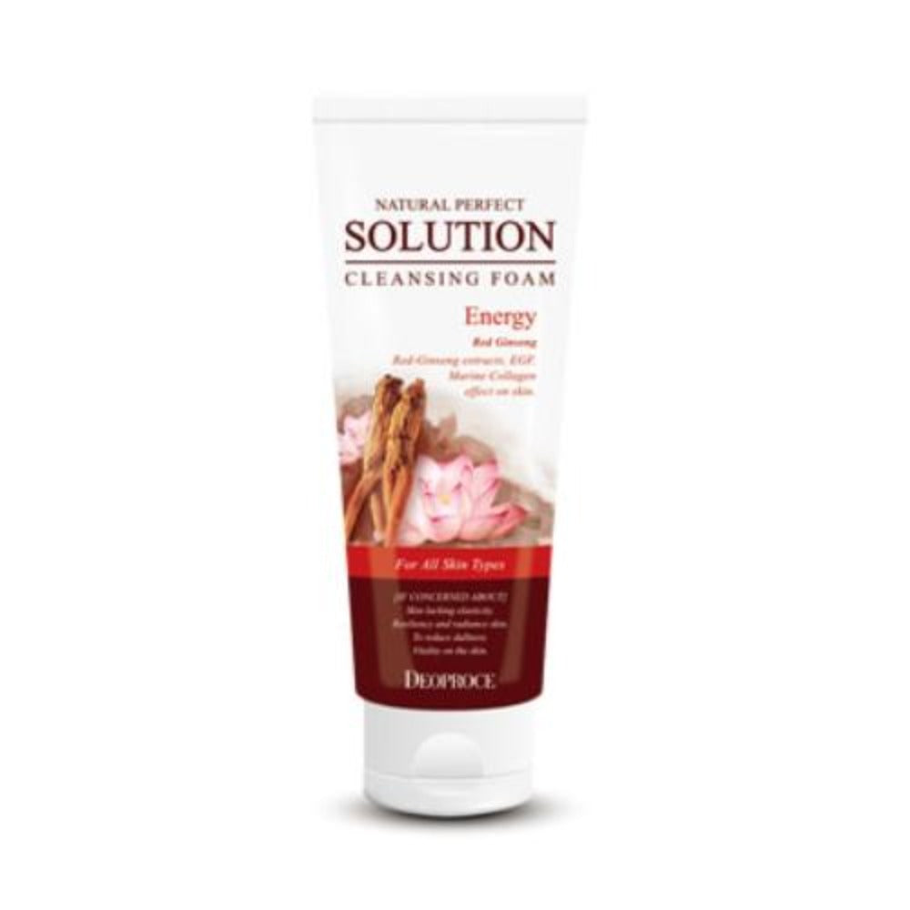 Deoproce Natural Perfect Solution Cleansing Foam Red Ginseng 170g