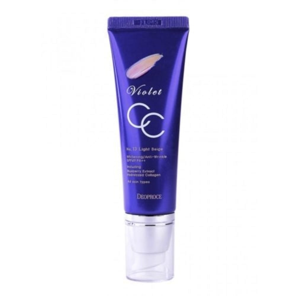 Deoproce Violet CC Cream No.13 Light Beige SPF50+ PA+++ 50g