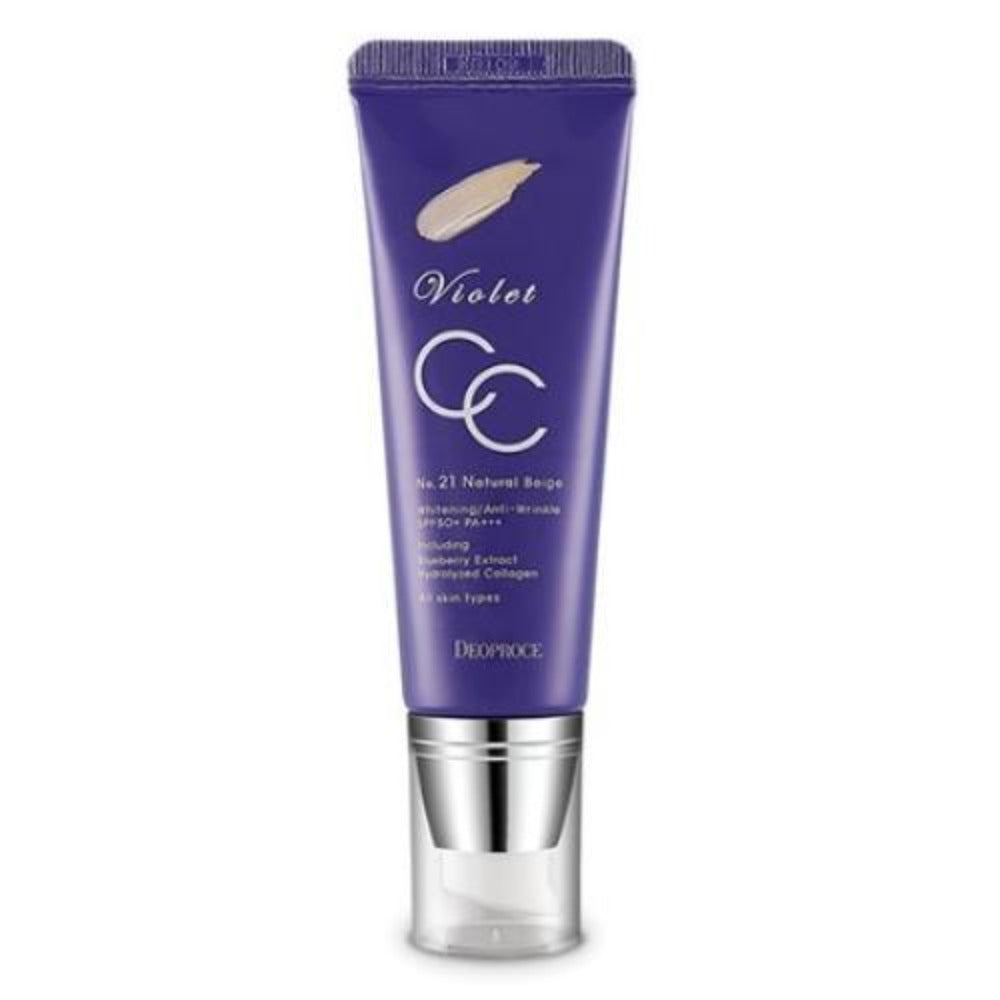 Deoproce Violet CC Cream No.21 Natural Beige SPF50+ PA+++ 50g