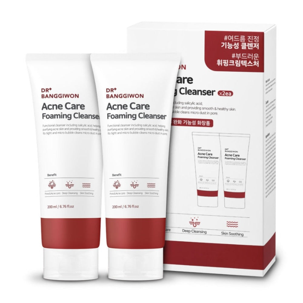 Dr.Banggiwon Acne Care Foaming Cleanser 200ml*2Pcs