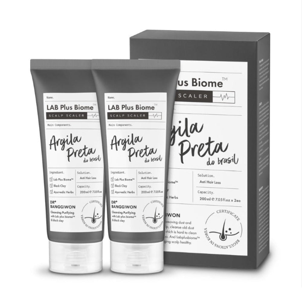 Dr.Banggiwon Lab Plus Biome Black Clay Scalp Scaler 200ml*2Pcs