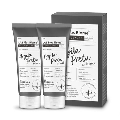 Dr.Banggiwon Lab Plus Biome Black Clay Scalp Scaler 200ml*2Pcs