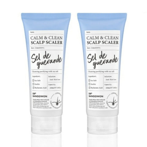 Dr.Banggiwon Sea Salt Calm & Clean Scalp Scaler 200ml*2Pcs