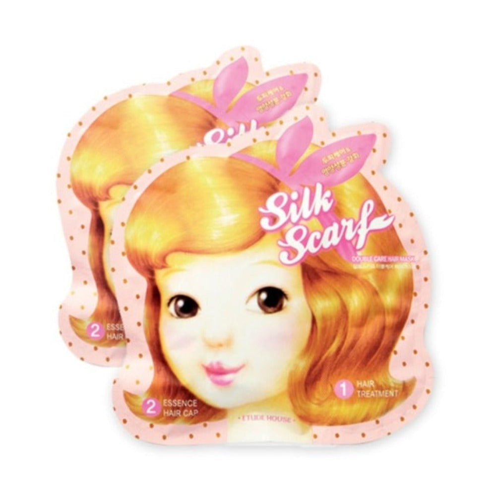 Etude House Silk Scarf Double Care Hair Mask Pack 20ml*2Pcs