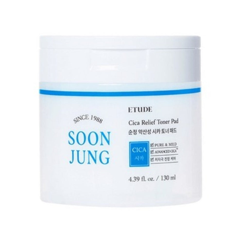 Etude House Soon Jung Cica Relief Toner Pad 70ea 130ml