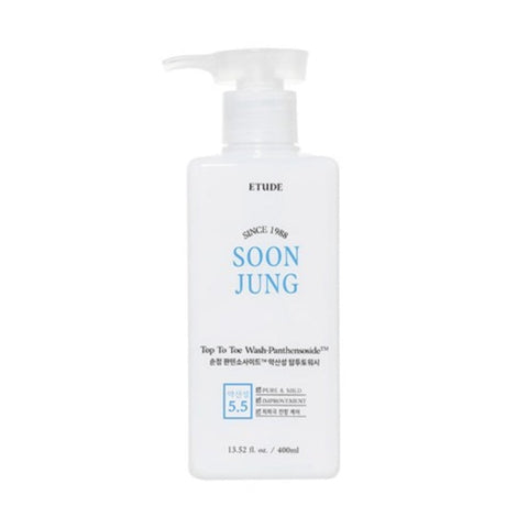 Etude House Soon Jung Top to Toe Wash-Panthensoside 400ml