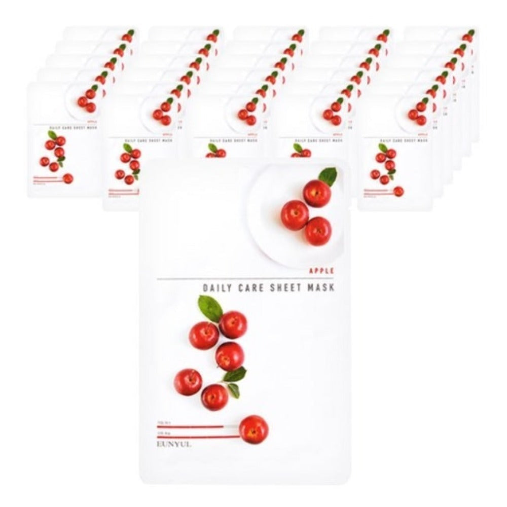 Eunyul Apple Daily Care Sheet Mask 22ml*30ea