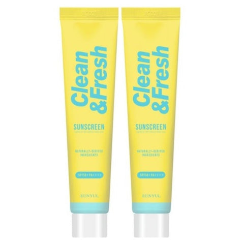 Eunyul Clean & Fresh Sunscreen SPF50+ PA++++ 50g*2Pcs