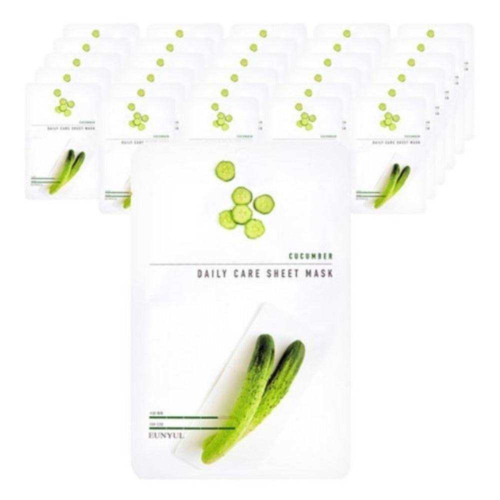 Eunyul Cucumber Daily Care Sheet Mask 22ml*30ea