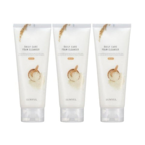 Eunyul Daily Care Foam Cleanser Rice 150ml*3Pcs