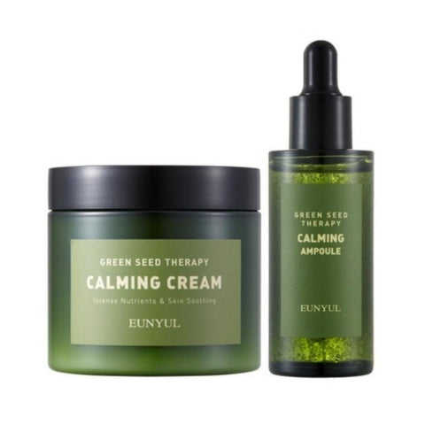 Eunyul Green Seed Therapy Calming Cream + Ampoule Set