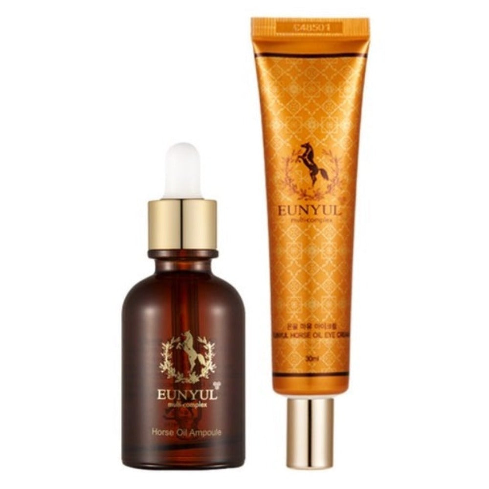 Eunyul Horse Oil Ampoule + Eye Cream Set