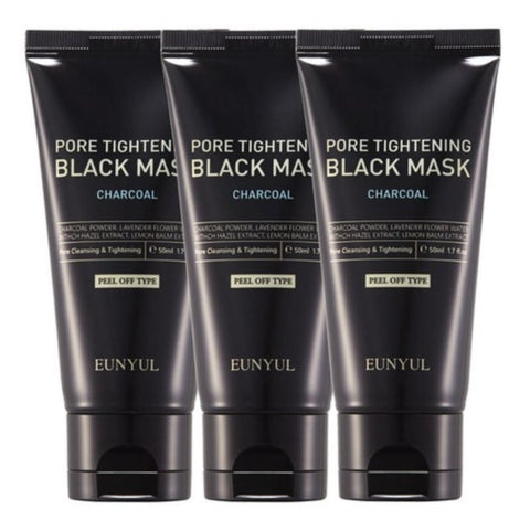 Eunyul Pore Tightening Black Mask 50ml*3Pcs