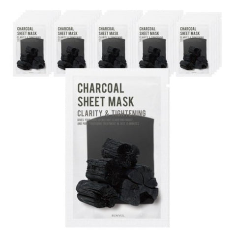 Eunyul Purity Charcoal Sheet Mask 22ml*30ea