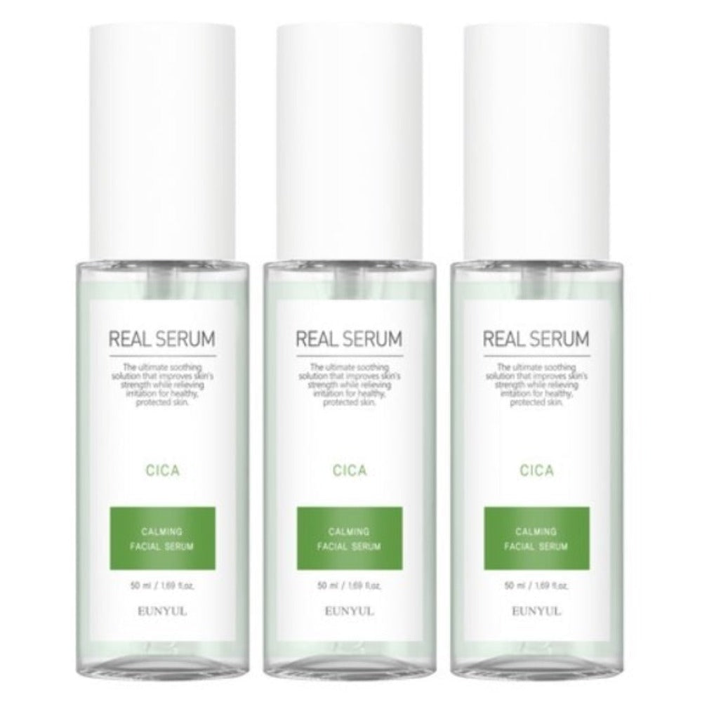 Eunyul Real Serum Cica Calming Facial Serum 50ml*3Pcs