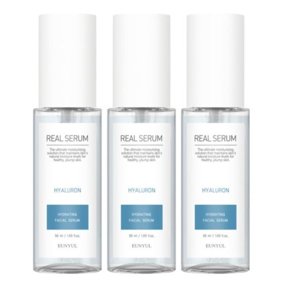 Eunyul Real Serum Hyaluron Hydrating Facial Serum 50ml*3Pcs