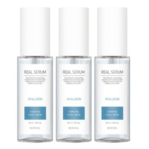 Eunyul Real Serum Hyaluron Hydrating Facial Serum 50ml*3Pcs