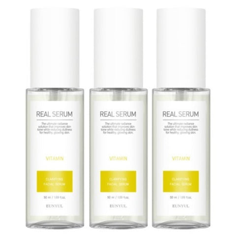 Eunyul Real Serum Vitamin Clarifying Facial Serum 50ml*3Pcs