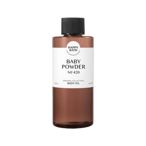 Happy Bath Original Collection Body Oil Baby Powder 250ml