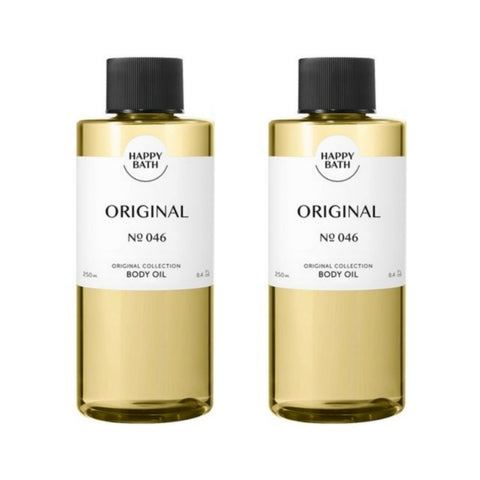 Happy Bath Original Collection Body Oil Original 250ml*2Pcs
