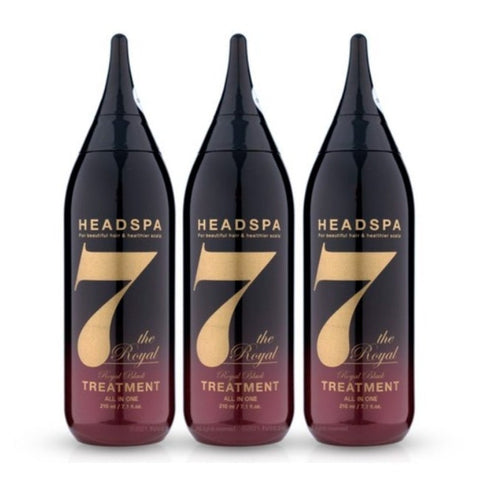 Headspa7 Royal Black Limited Edition Hair Treatment 210ml*3Pcs