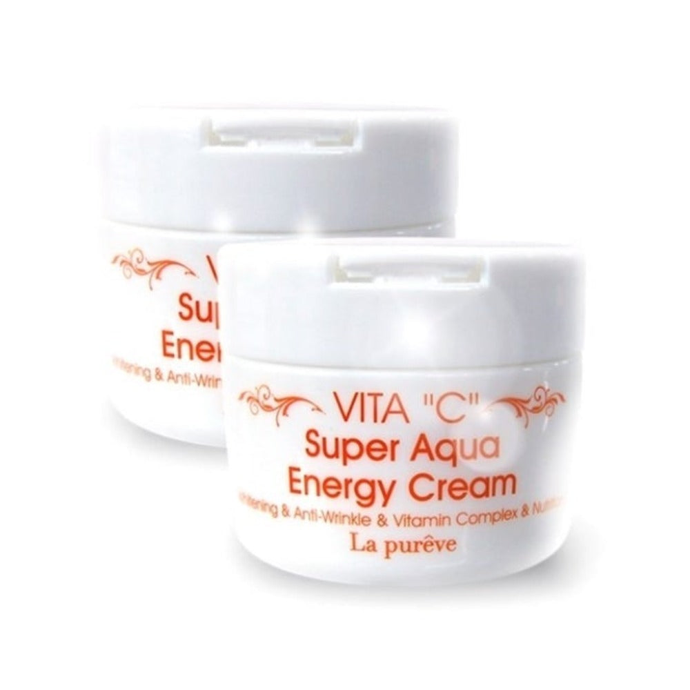 La Pureve Vita C Super Aqua Energy Cream 100ml*2Pcs