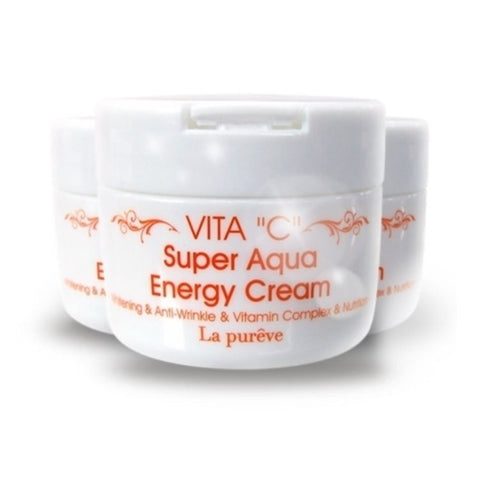 La Pureve Vita C Super Aqua Energy Cream 100ml*3Pcs