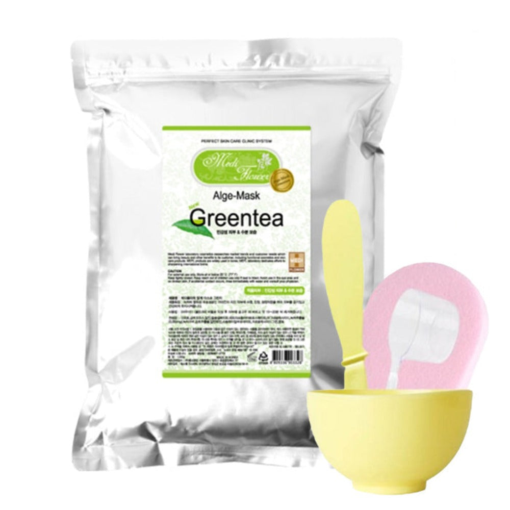 Medi Flower Alge-Mask Modeling Pack Greentea 1kg + Tools Set