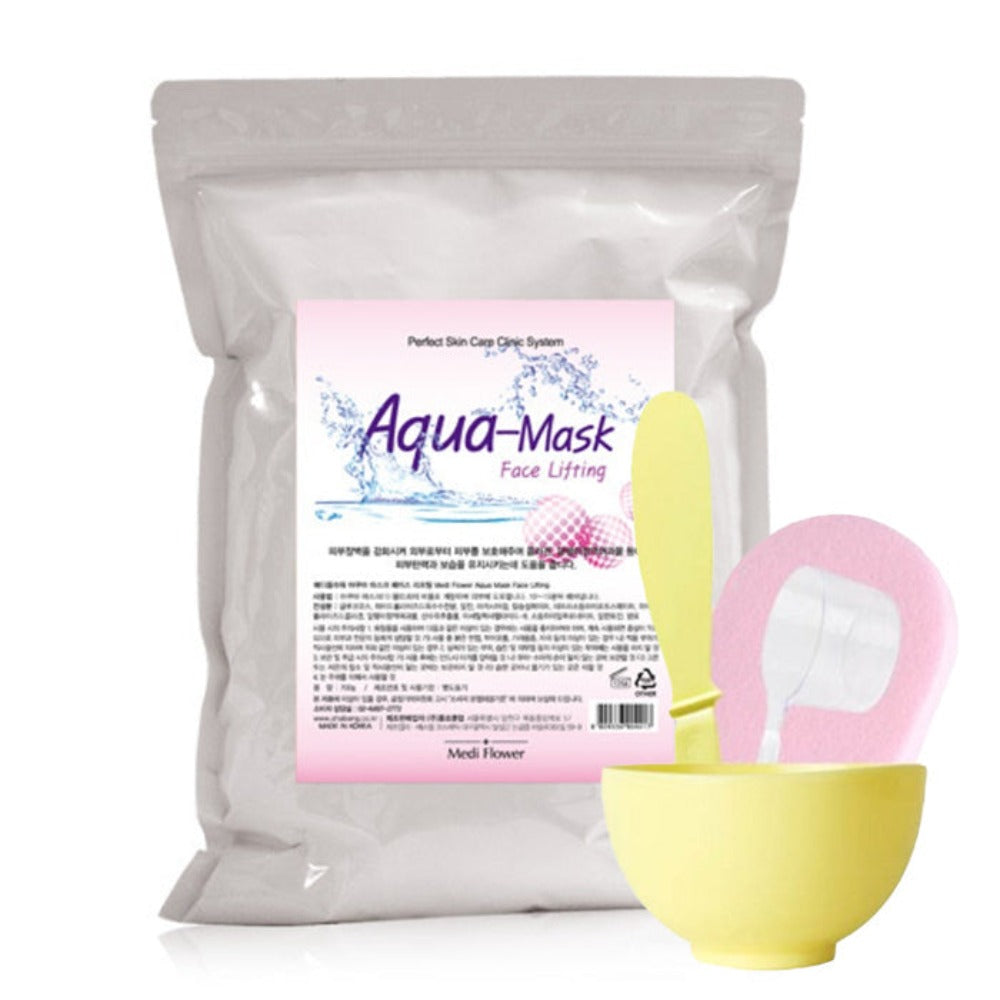 Medi Flower Aqua Mask Modeling Pack Face Lifting 700g + Tools Set