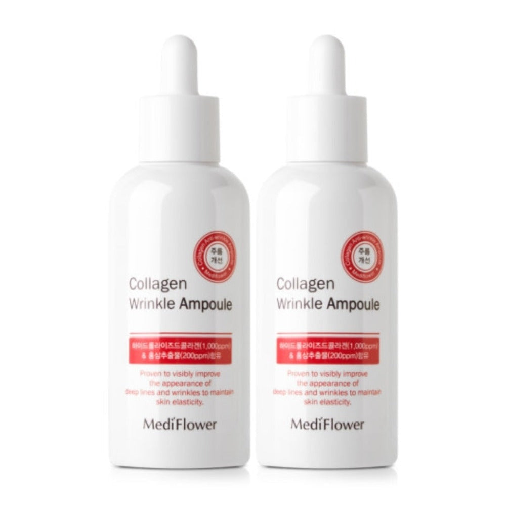 Medi Flower Collagen Wrinkle Ampoule 100ml*2Pcs