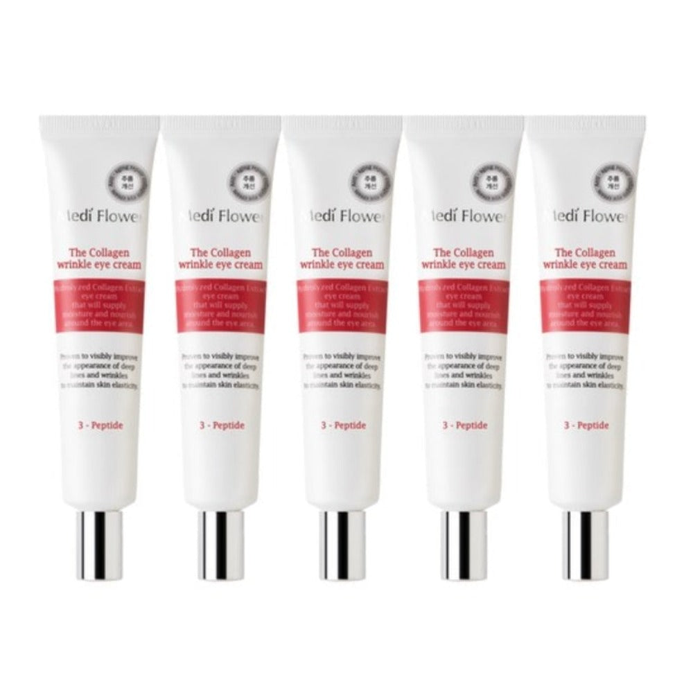 Medi Flower Collagen Wrinkle Eye Cream 40ml*5Pcs