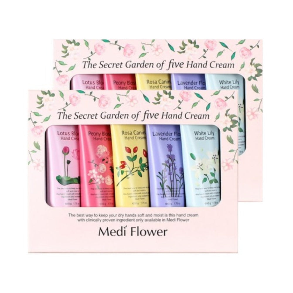 Medi Flower The Secret Garden Hand Cream 50g 5 Pieces 2 Sets