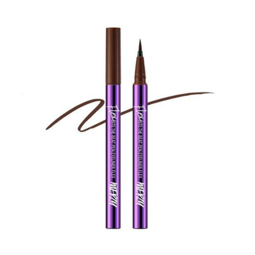 Merzy Bite the Beat Pen Eyeliner Flex PF3. Soul Brown 0.6g