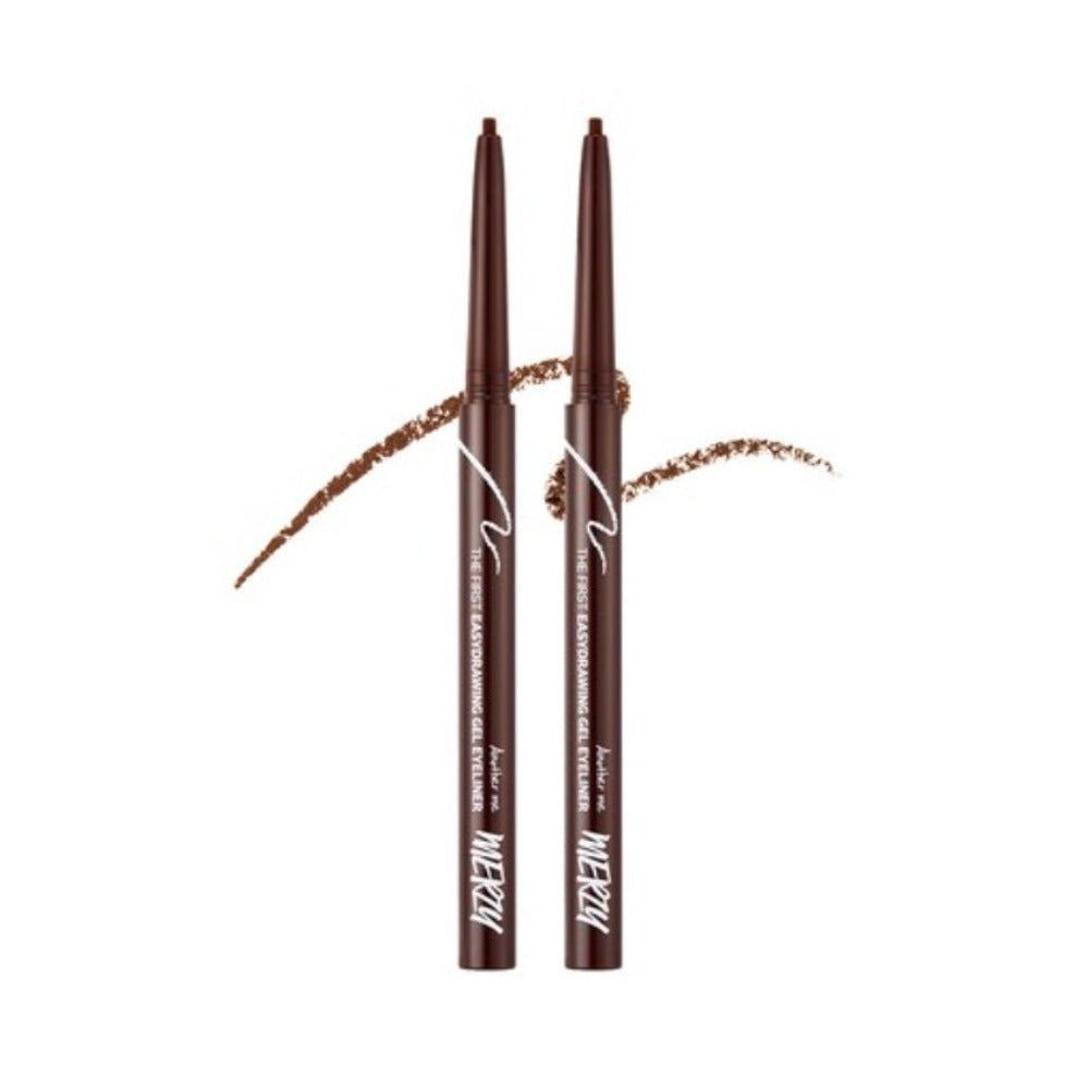Merzy The First Easydrawing Gel Eyeliner EG3. Maroon 0.14g*2Pcs