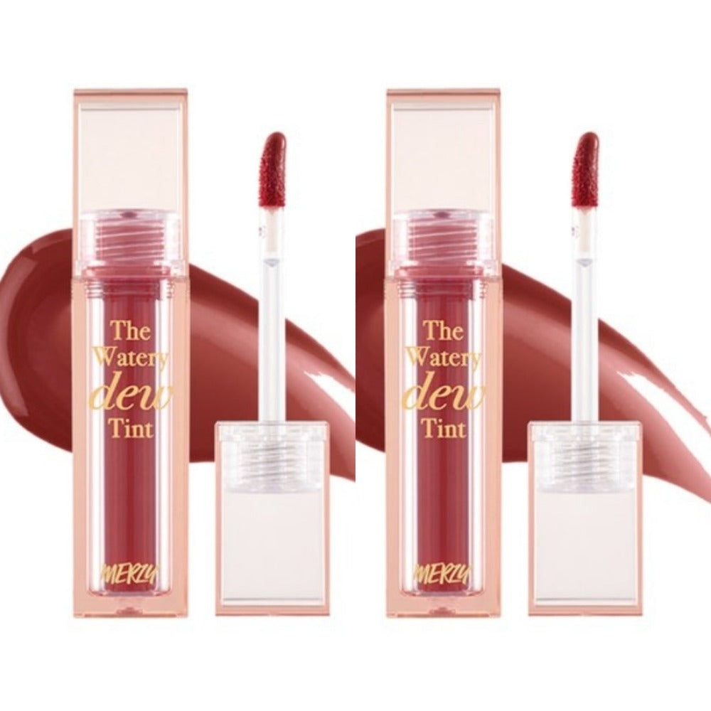 Merzy The Watery Dew Lip Tint WD2. Bitten Rose 4g*2Pcs
